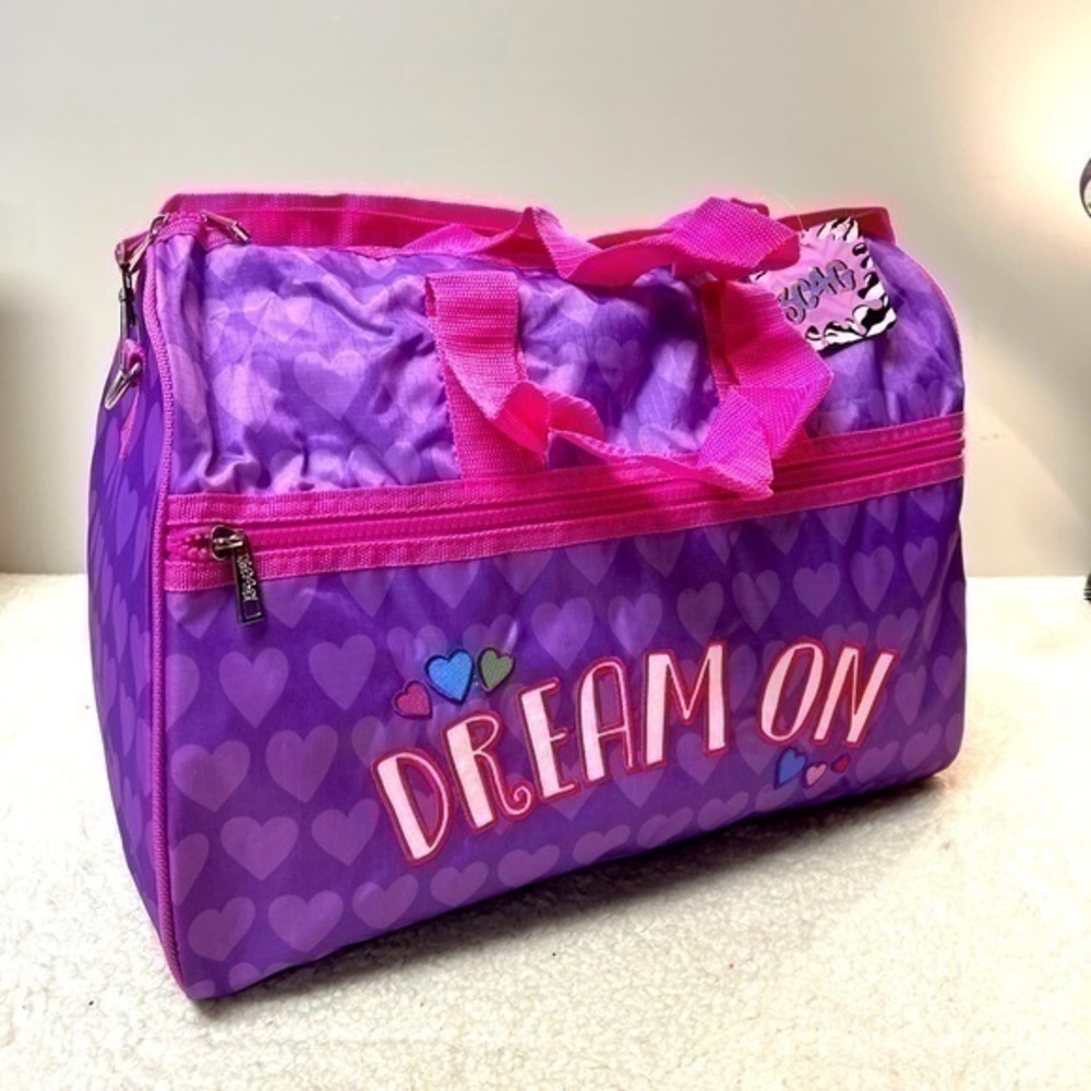 3C4G "Dream On" Zippered Shoulder Tote Travel Gym Bag